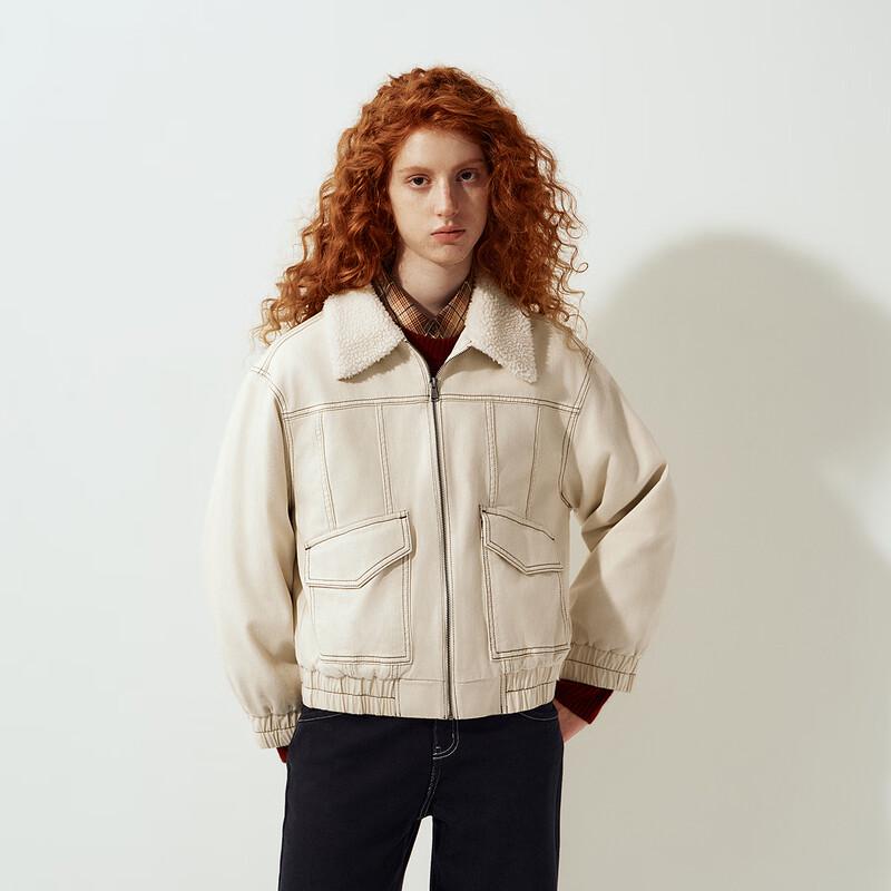 Semir Women's Faux Lamb Fur Lined Denim Jacket