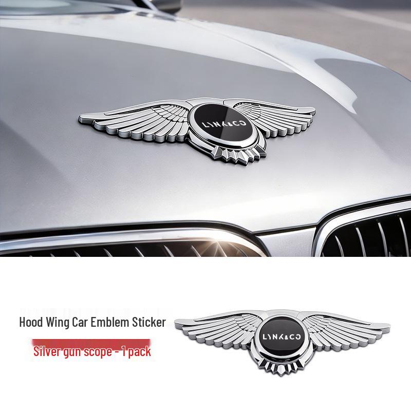 Lynk & Co Car Engine Emblem Sticker for Models 01/03/06/08/900/07/z20