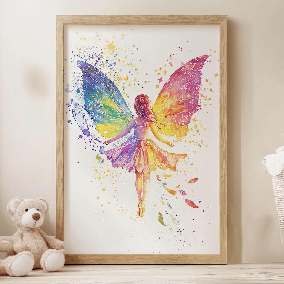 Dream Fairy Poster Dream Fairy Poster, 50X70 Cm, Frameless, Matte Paper 230 Gsm