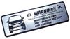 Honami Works 1st Generation N-WGN Custom JH1 JH2 N Wagon Security Emblem 24 Hour Surveillance Dash Cam GPS Tracker Sticker