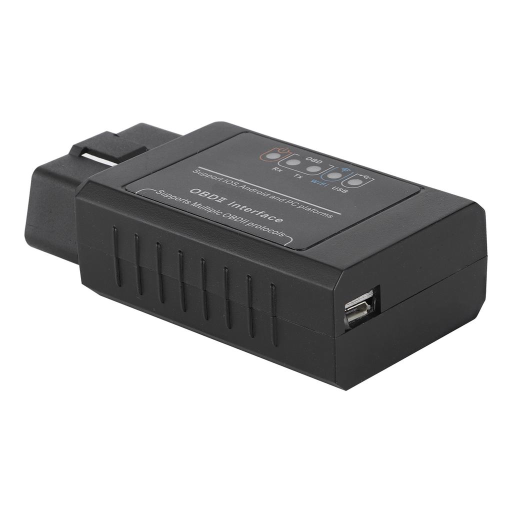 WiFi USB Fault Codes Reader OBD2 Scanner MultiFunction Diagnostic Tool for 12V Gasoline Vehicle