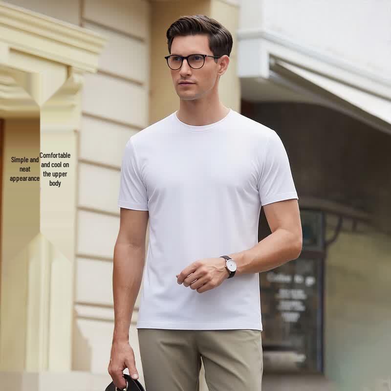 POLOMEISDO Men s Quick-Dry Breathable Short Sleeve T-Shirt 130