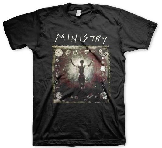 MINISTRY cd cvr PSALM 69 Official SHIRT XL New mind is terrible land of rape Unisex T-Shirt L