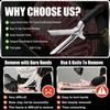 Ergonomic Stainless Steel Ribbon Cutter Rib Membrane Remover Ergonomic Handle Kitchen Tool For Meat Preparation
