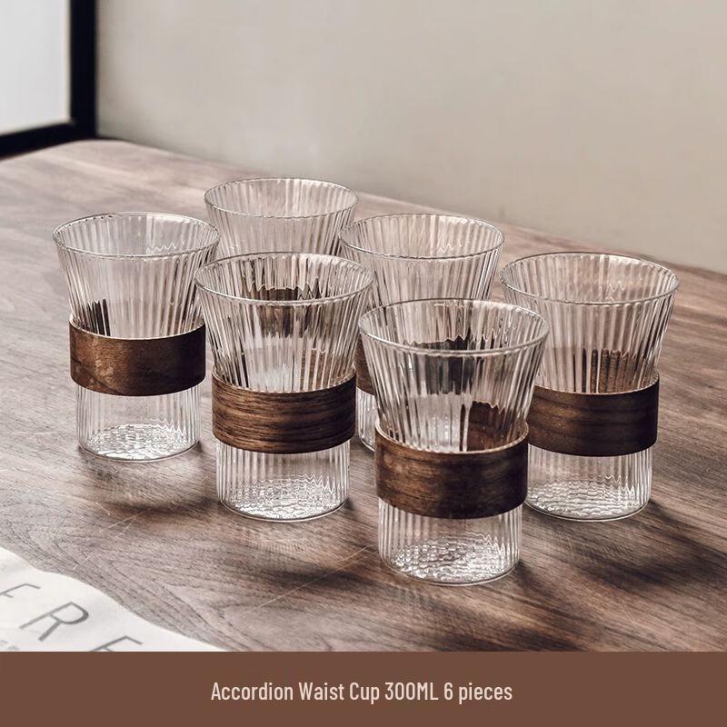 TXRMDX Chinese Style Glass Tea Set