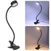 USB Desk Lamp 360 degrees  Angle Adjustable Clip On Gooseneck Reading Light for Office Bedroom