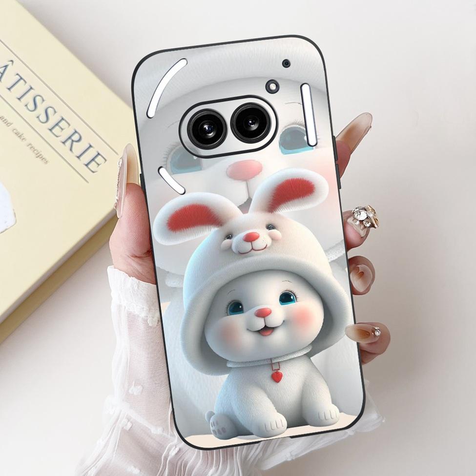 6.7" For Nothing Phone 2A Case A142 Silicone Luxury Flower Cute Cartoon Funny Shockproof Phone Case For Nothing Phone (2A) Cover