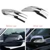 2Pcs Chrome Rearview Side Mirror Stripe Cover Trim For Honda CR-V CRV 2017--M53K