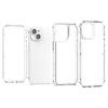 For iPhone 14 Plus/15 Plus Case Acrylic+TPU Anti-drop Clear Phone Cover