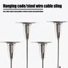 Adjustable Ceiling Sign Hanger Wire 0.5/1/2/3m Hanging Cable Wire  Advertising Board