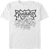Nickelodeon Men's Big & Tall Rug Rats Outline T-Shirt