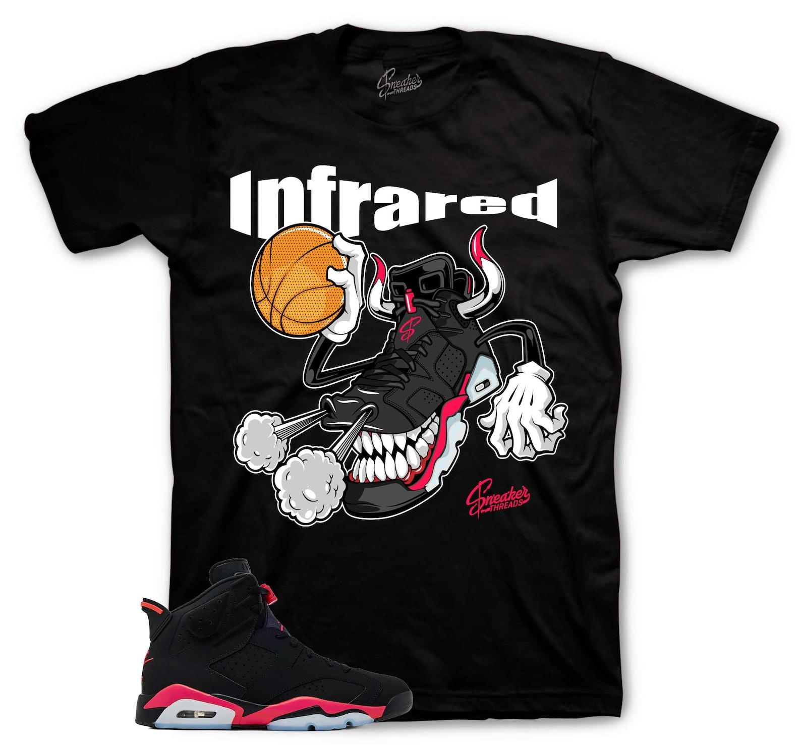 Shirts To Match Retro 6 infrared Salesman - Fly Kicks Shirt 4XL