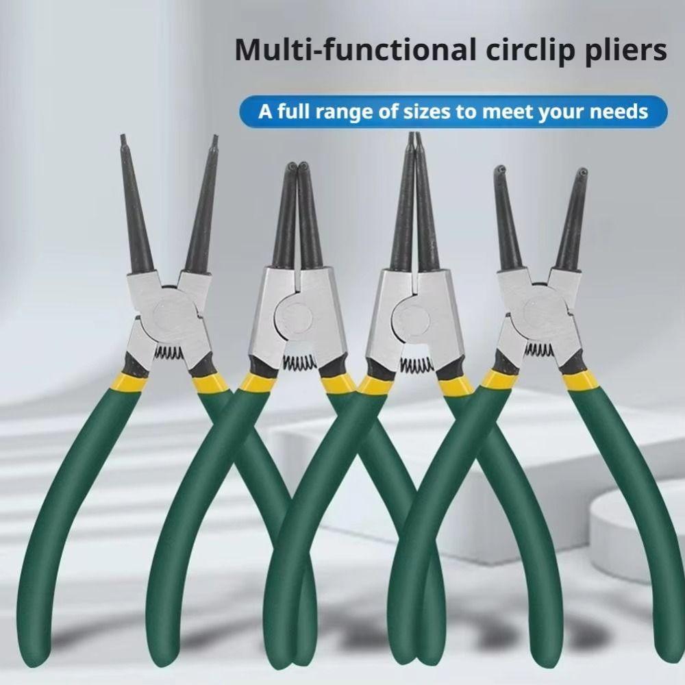 Universal Snap Ring Pliers Heavy Duty Retaining Ring Puller Circlip Pliers Mechanical Maintenance