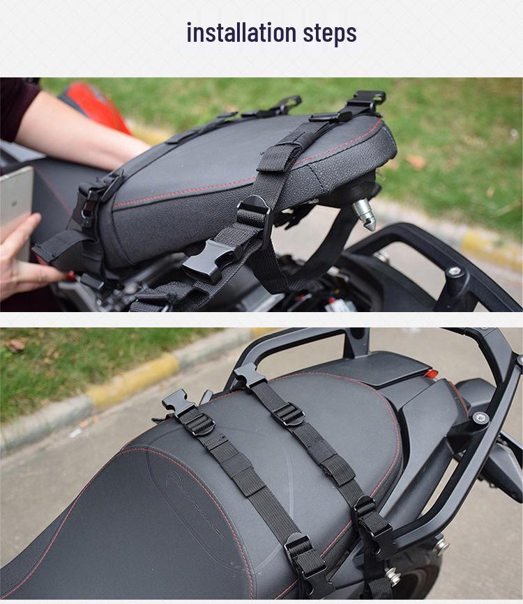 Motorcycle Double-Sided Saddle & Helmet Bags - Multifunctional Travel Riding Bags