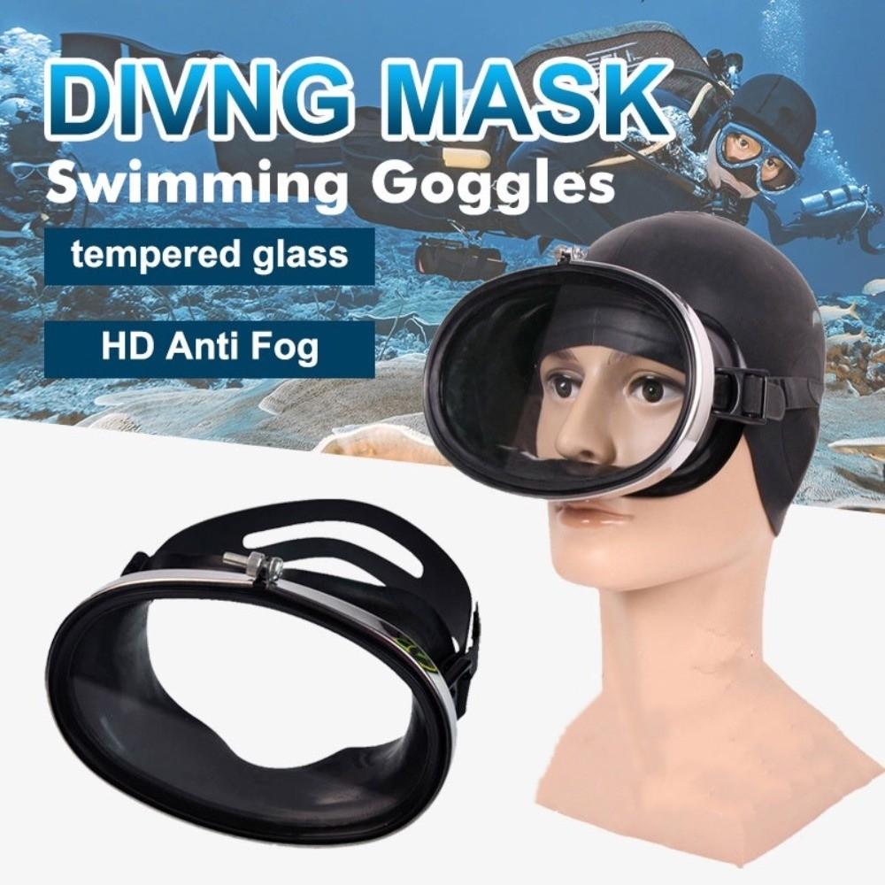 Silicone Diving Glasses Tempered Glasses Swimming Goggles Fishing Diving Masks  Underwater