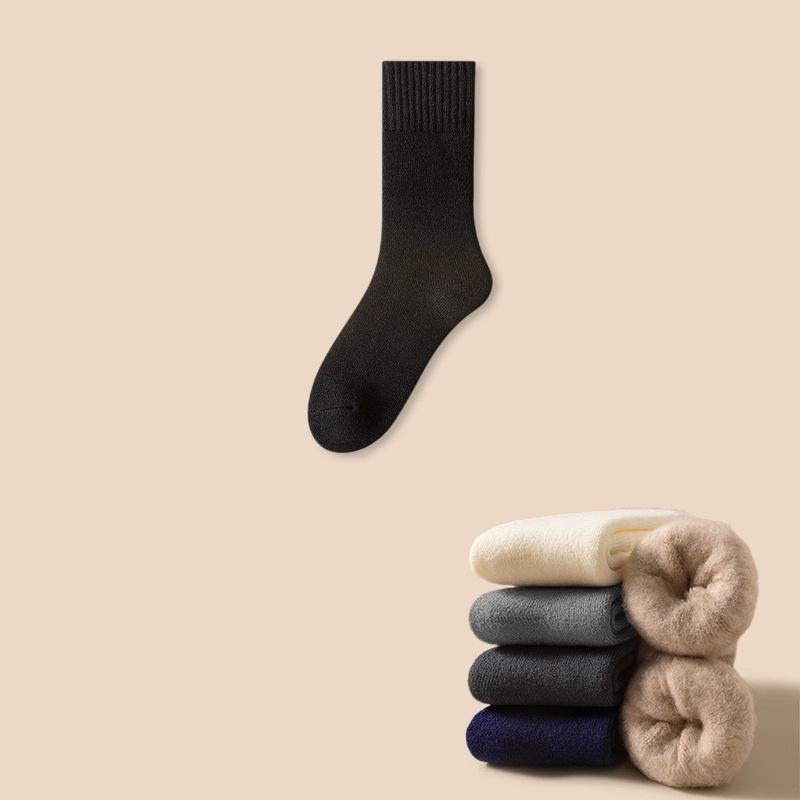 1/3/5 Pairs of Black Thermal Socks with Insulated Brushed Inner and TOG Rating 2.3 for Extreme Cold Weather