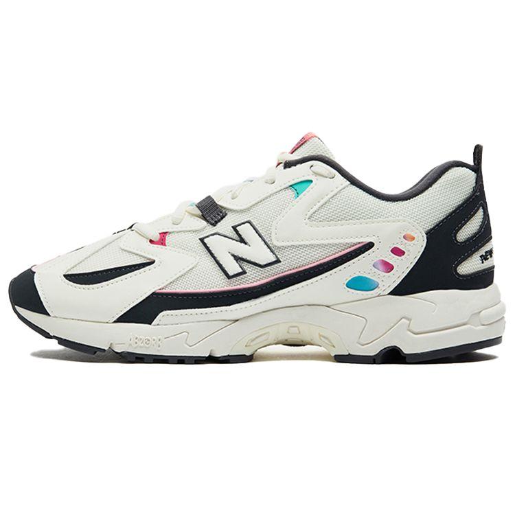 New Balance 828 Unisex Weiß Schwarz Niedrig geschnittene Freizeitschuhe Stoff Synthetisches Leder Retro Vielseitig ML828NC 41.5