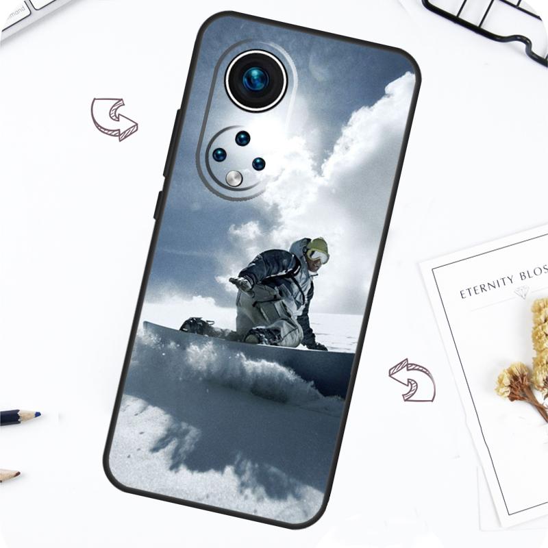 Cool Sports Snowboarding Case For Honor Magic 7 Lite 5 6 Pro Honor 200 50 70 90 Lite X8b X9a X8a X8 X9 X9c X9b Cover