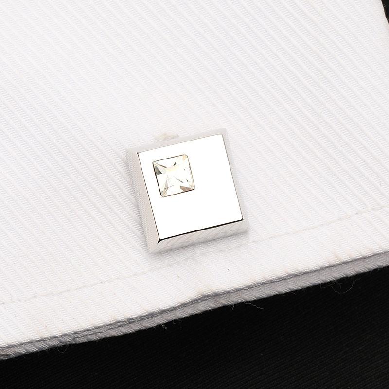 French Shirt Cufflinks Business Crystal Cuff Nails Men'S High-End Shirt Buckles Cuff Buckles Men'S And Women'S Gift Boxes