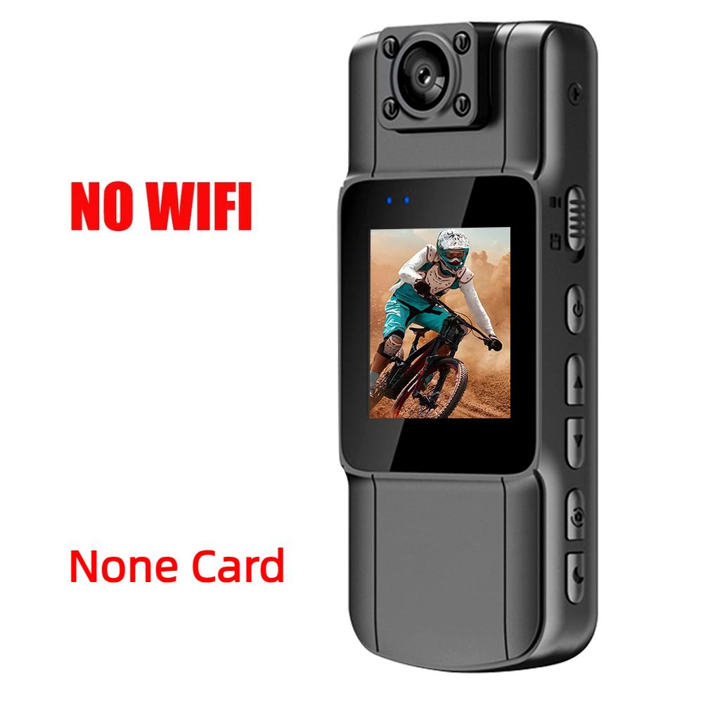 

Відеореєстратор високої чіткості з нічним баченням для правоохоронних органів, WiFi спортивна камера, професійний польовий пристрій для носіння на грудях 【No WIFI】None Card