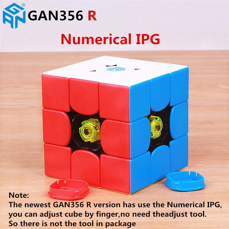 New GAN 356 RS 3x3x3 Magic Stickerless Updated Speed Puzzle Cube Educational Toy