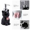 Lovely Cats Design Soap Dispenser Easy Maintenance Soap Holder with Press Pump For Household Countertop Organization