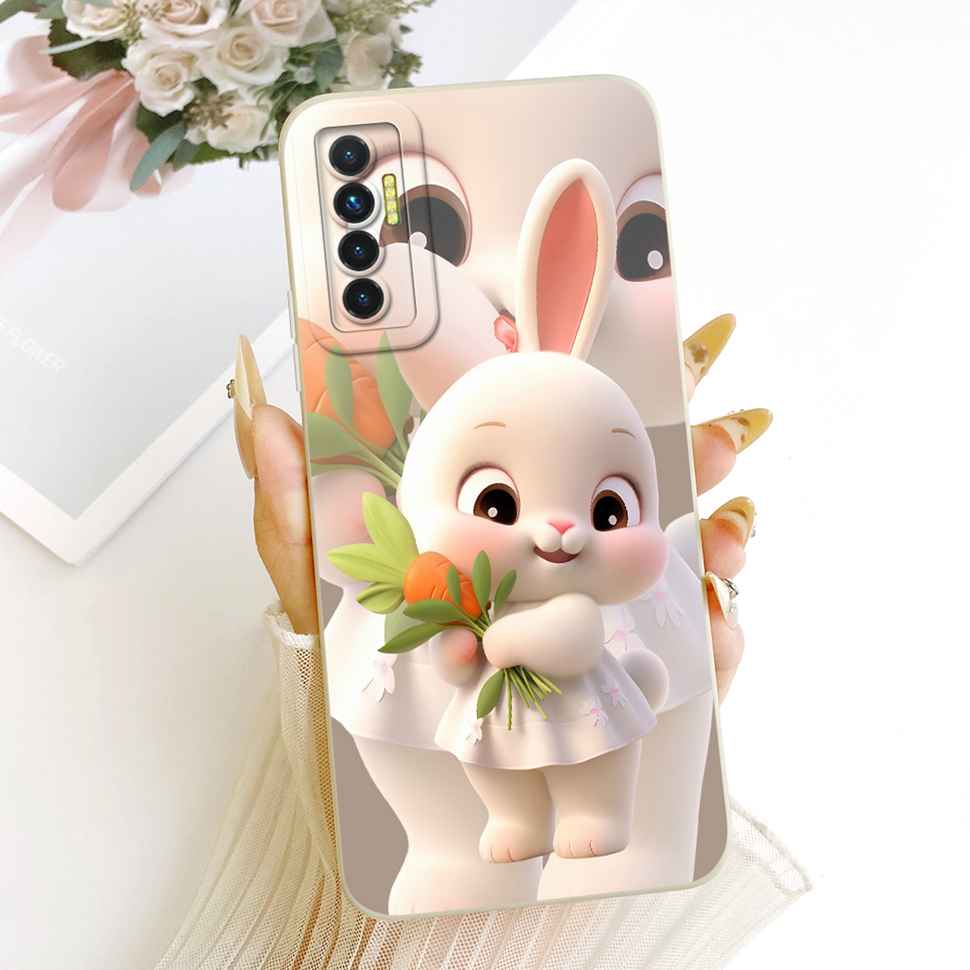 For Tecno Camon 17P Case CG7 CG7n Cute Sunflower Soft Silicone Back Cover For Tecno Camon 17 P 17P Phone Cases Shockproof Fundas