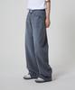 UNKNOWN PLANET Daily Wide Pigment Pants Gray