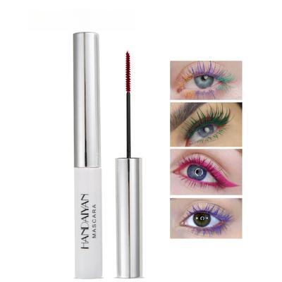 Mascara White Cosplay Eyelashes Waterproof Naturally Noticeable Waterproof Film Type Washable with Hot Water High Color Development Clear and Vivid 02