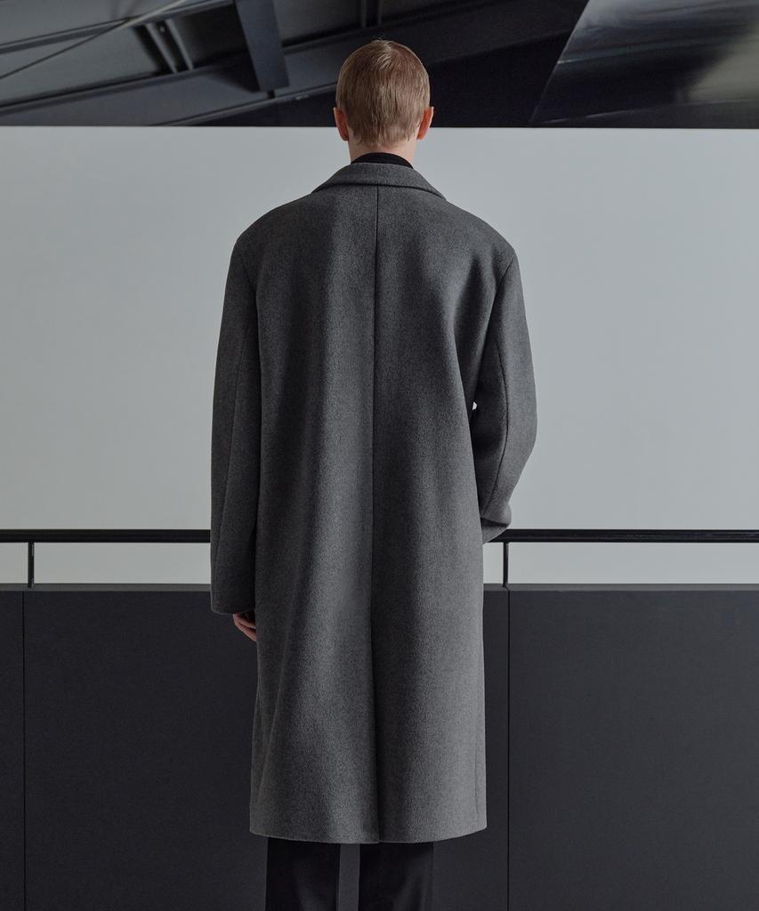 Musinsa Standard Cashmere Blend Oversized Single Coat [Medium Grey]