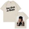 Rapper Anuel AA Real Hasta La Muerte T Shirt Men Casual Cotton T-shirts Fashion Hip Hop Vintage Oversized Tee Shirt Unisex
