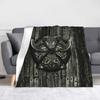 Mjolnir  the Hammer of Thor Blanket Flannel Autumn/Winter Viking Breathable Soft Throw Blankets for Bedding Travel Quilt