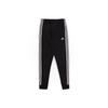 Essentials 3-Streifen Tapered Cuffed Hose Herren Unterteile Schwarz BP8742