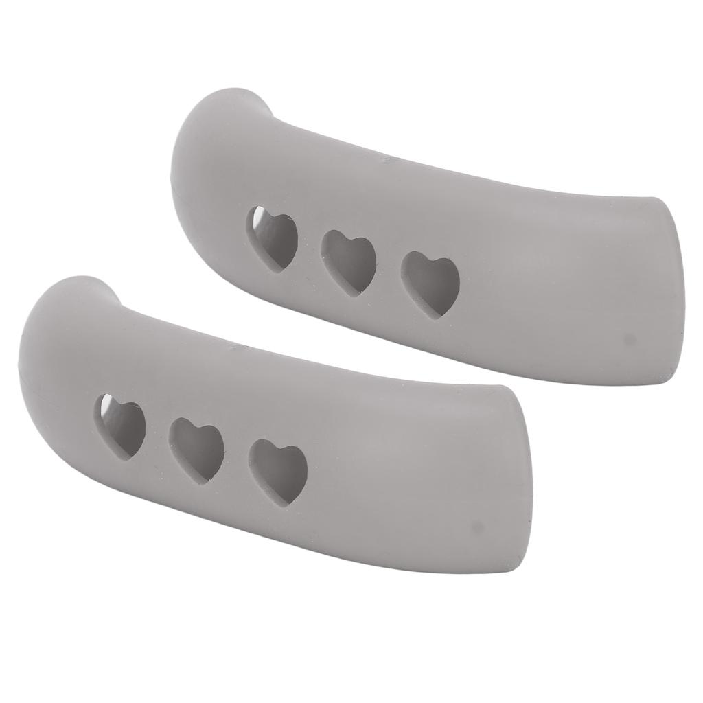2pcs Silicone Pot Grip Handle Sleeve Heat Resistant Prevent Scald Insulated Hot Handle Holder Cover