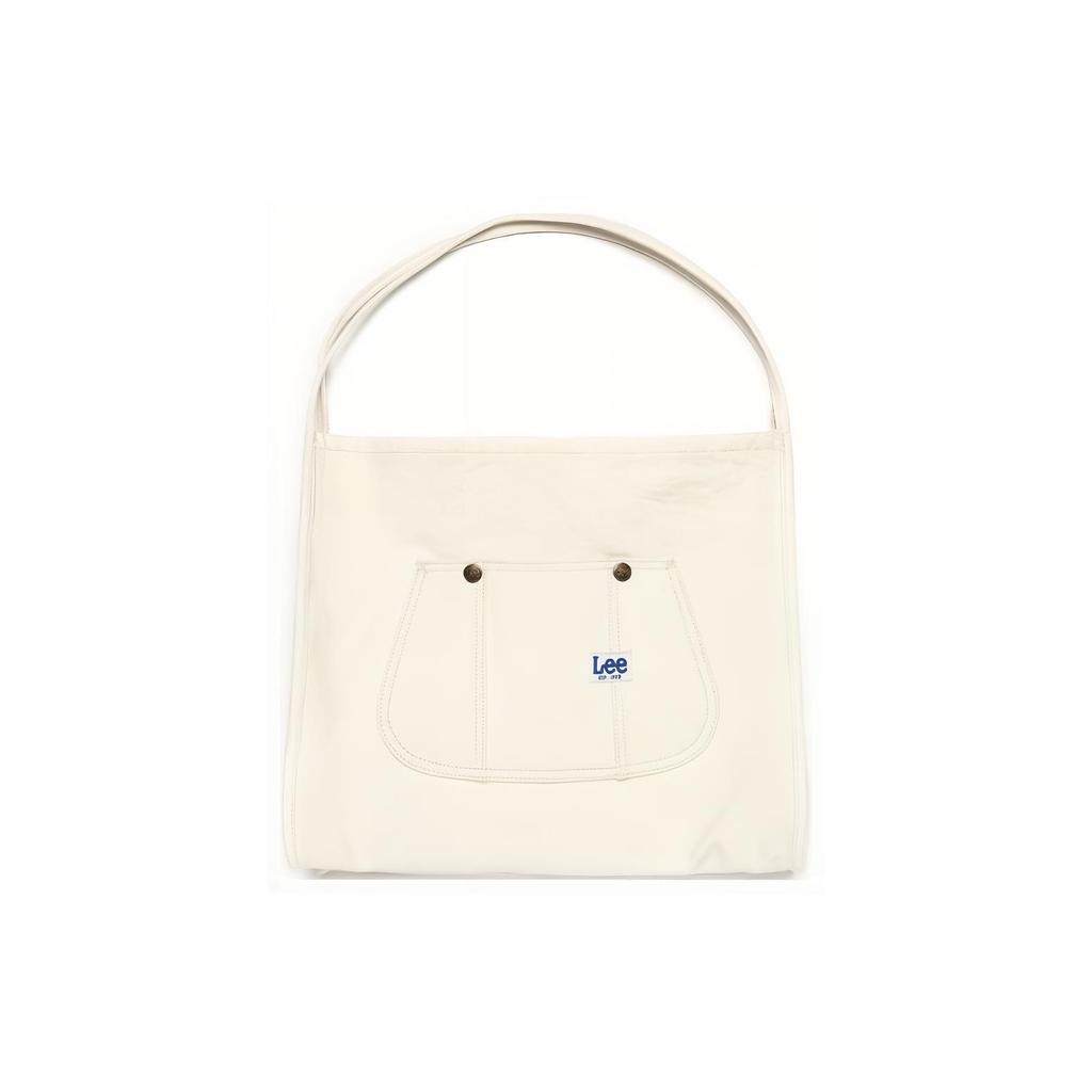 New Lee Cotton Handbag, Shoulder Bag Regular Unisex Ivory LE2303BG05IV
