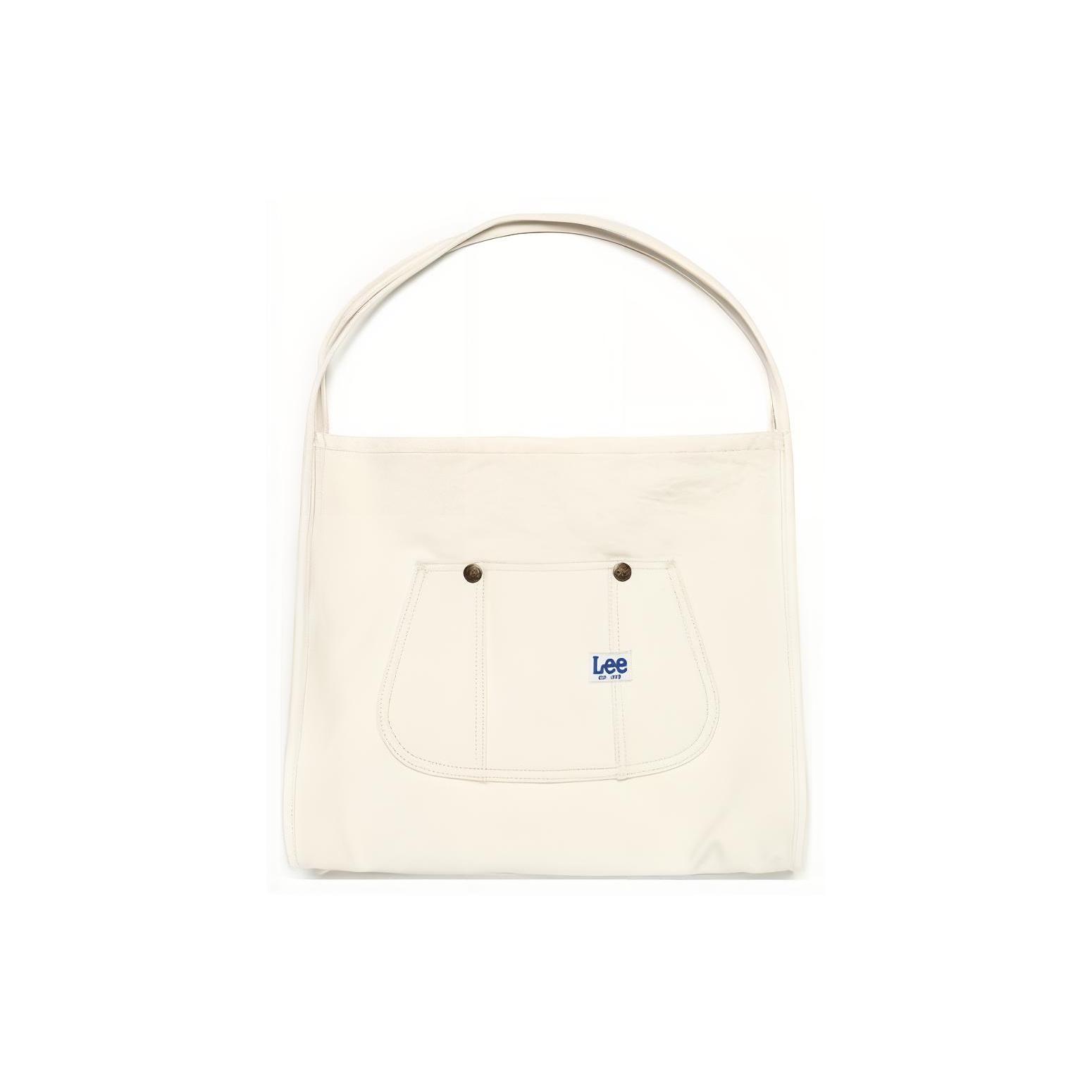 

New Lee Cotton Handbag, Shoulder Bag Regular Unisex Ivory LE2303BG05IV 34.0*20.1*37.1CM