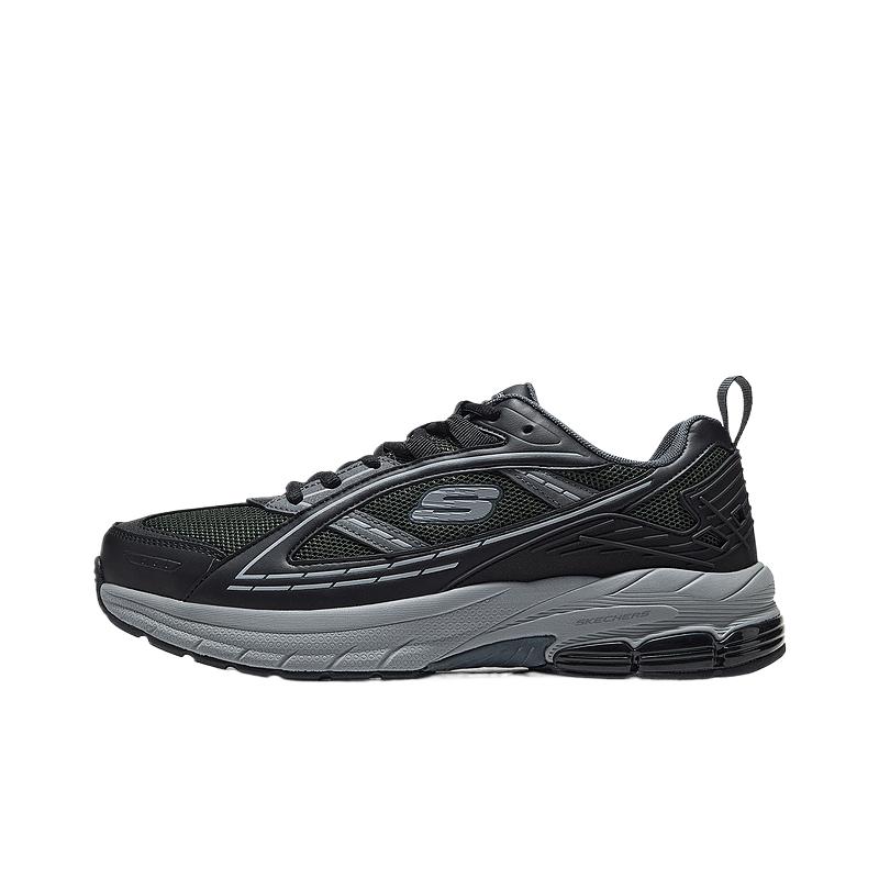 Skechers Comfortable Low-Top Lace-Up Running Shoes Men sneakers 8790370-BKCC 39.5