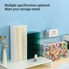2PCS Display Stand Side Drawer Vertical Plastic Smooth Storage Rack Single Grid Multi Layer Sturdy Pen Box Earrings