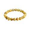 Juan Yu Golden Tiger Eye Stone Bracelet - Crystal Design (CB3092203)