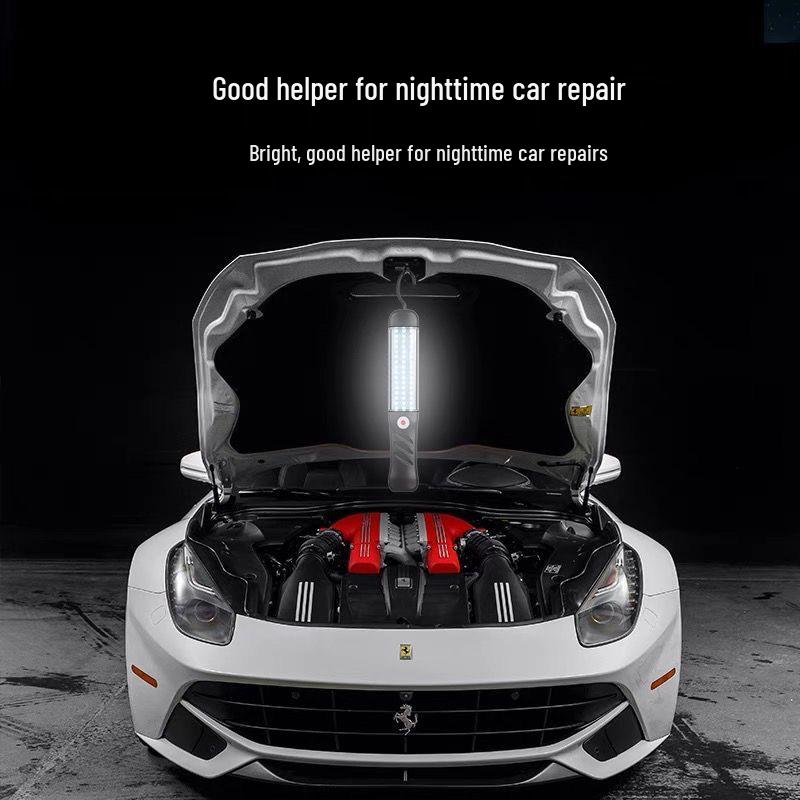 Magnetic Type-C Rechargeable Work Light with Long-lasting Battery for Cars, Emergencies, and Camping