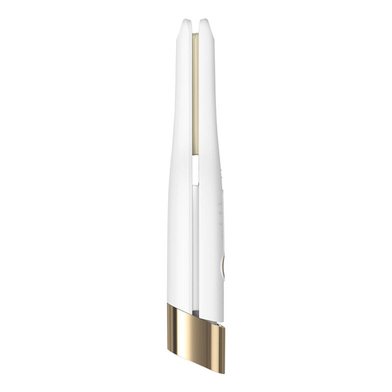 Cordless hair straightener white