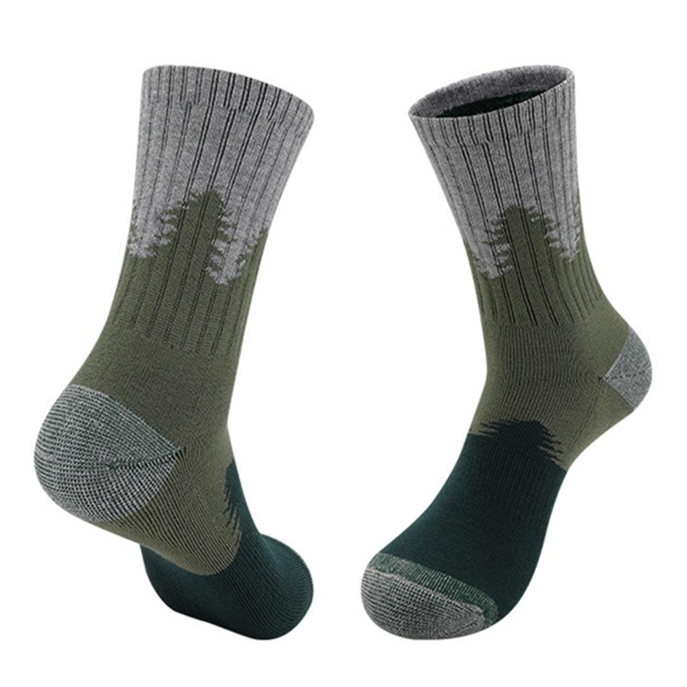 

Чоловіки Жінки Осінь Зима Тепліші Шкарпетки для Кемпінгу Походів З Вовни Мериноса М які Зовнішні Спортивні Шкарпетки Середньої Довжини Дихаючі Потовщені Шкарпетки для Бігу Велосипеда Size L 39-44