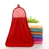 Cartoon Hanging Bathing Towel Coral Velvet Wiping Towel Absorbent Wiping Cloth Wips Hand Towels  Bathroom Microfibe Extra Thick Handkerchief