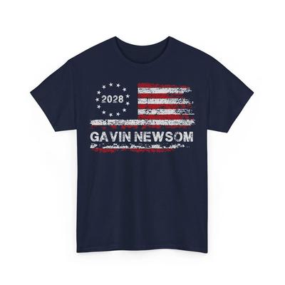 Gavin Newsom 2028 Präsidentschaftswahlkampf Demokratisch 48 Unisex T-Shirt Unisex T-Shirt