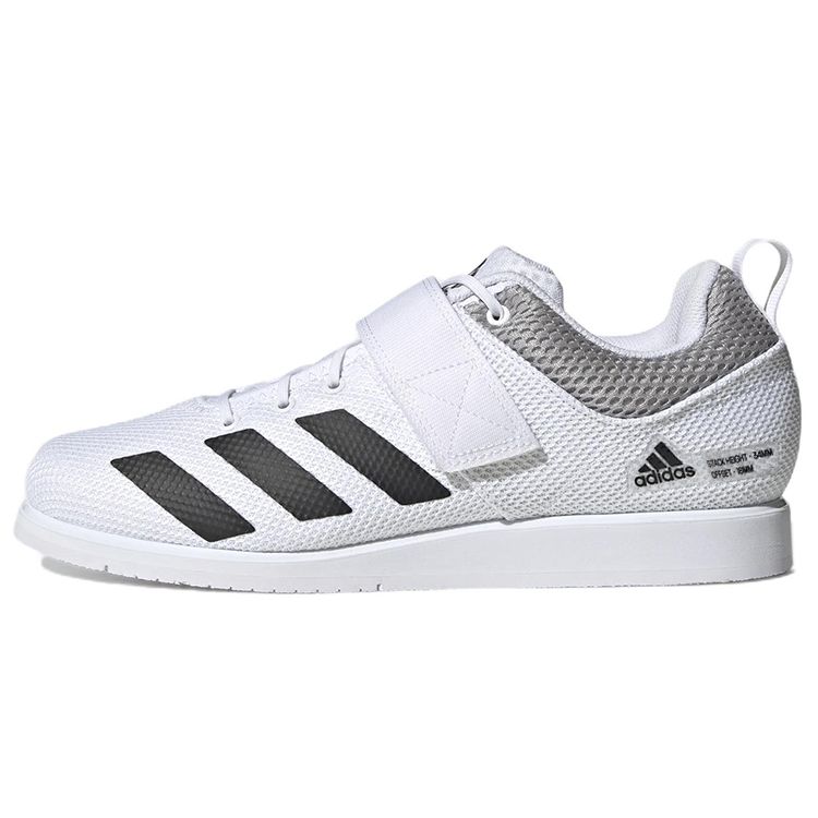 adidas Powerlift 5 White Black Grey Unisex Sneakers Cloud-White Core-Black Grey-Two GY8919 42