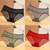 1PCS Summer Women's Underwear Female Sexy Flower Briefs Mid-Rise Seamless Underpants Pretty Lace Panties