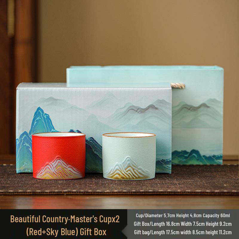 Kung Fu Tea Set: White Porcelain & Ceramic Teacups, Mutton Fat Jade Master Cup, Tea Bowl Set Gift