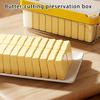 Efficient Butter Slicer and Storage Solution Dishwasher Safe Airtight Box for Countertop and Refrigerator