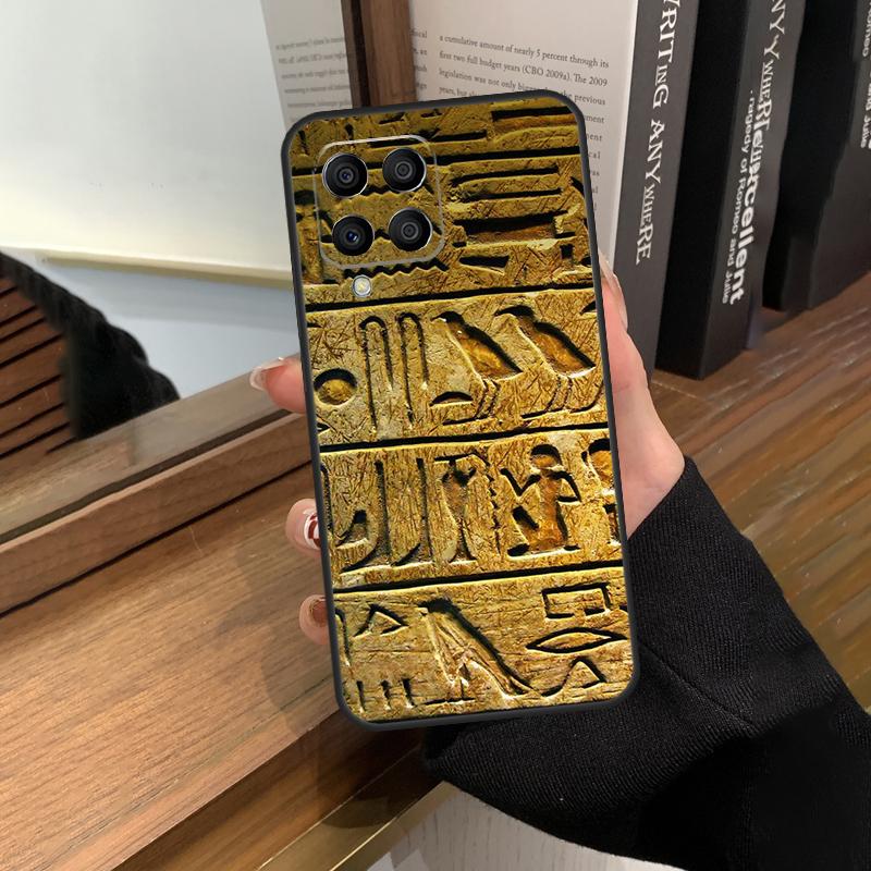 Egyptian Hieroglyphics Case For Samsung Galaxy M31 M21 M11 M20 M23 M54 M14 M34 M13 M52 M32 M12 M16 M36 M56 M15 M55