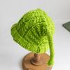 Solid Color Knit Hat Warm Winter Soft Knitted Hat Birthday Present for Unisex